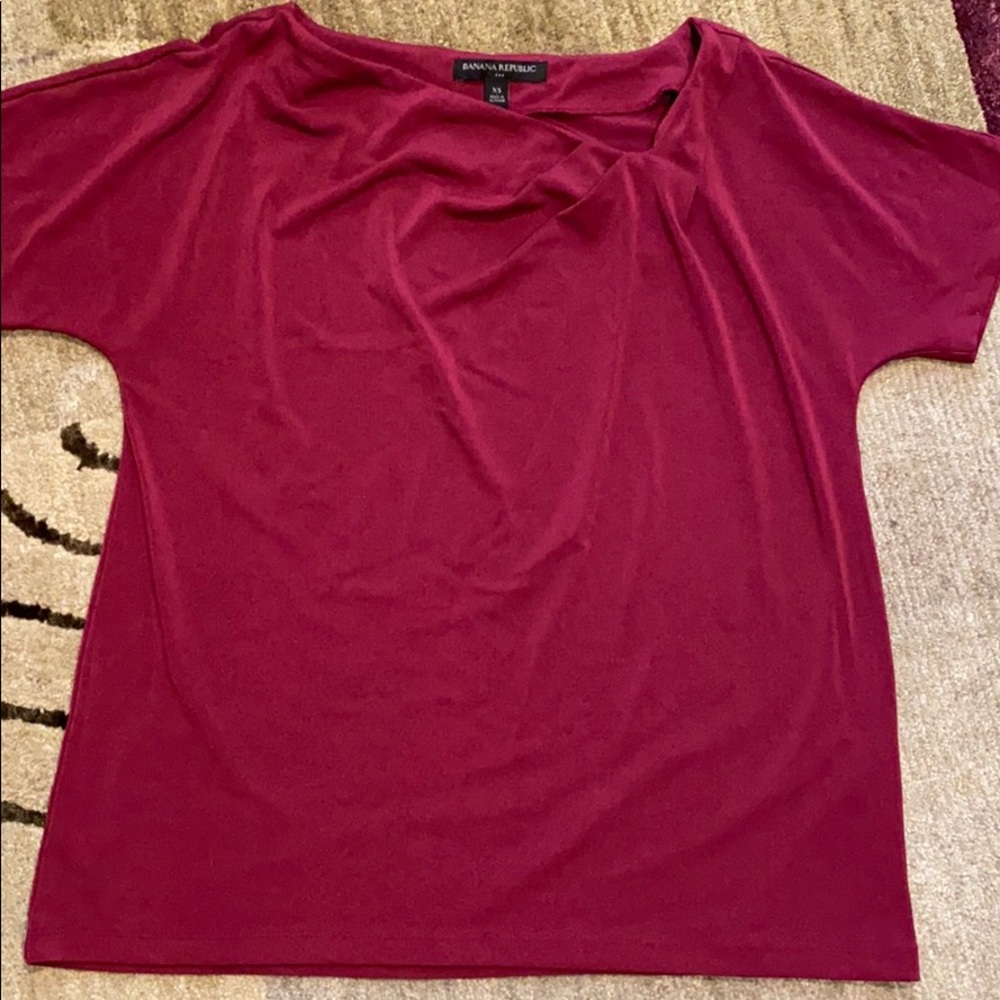 Burgundy Blouse